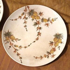 Floral "CENIS" Patterned 1871 Ridgway Plates